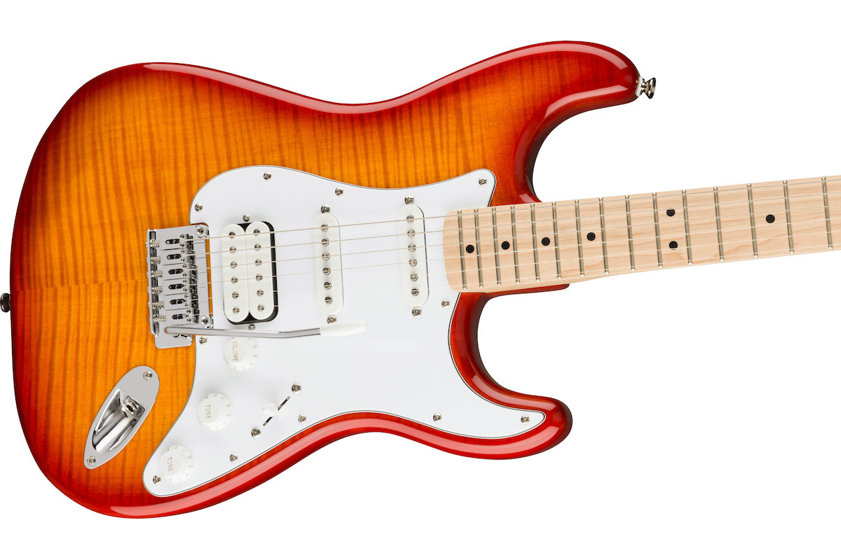 Електрогітара SQUIER AFFINITY SERIES STRATOCASTER HSS MN SIENNA SUNBURST