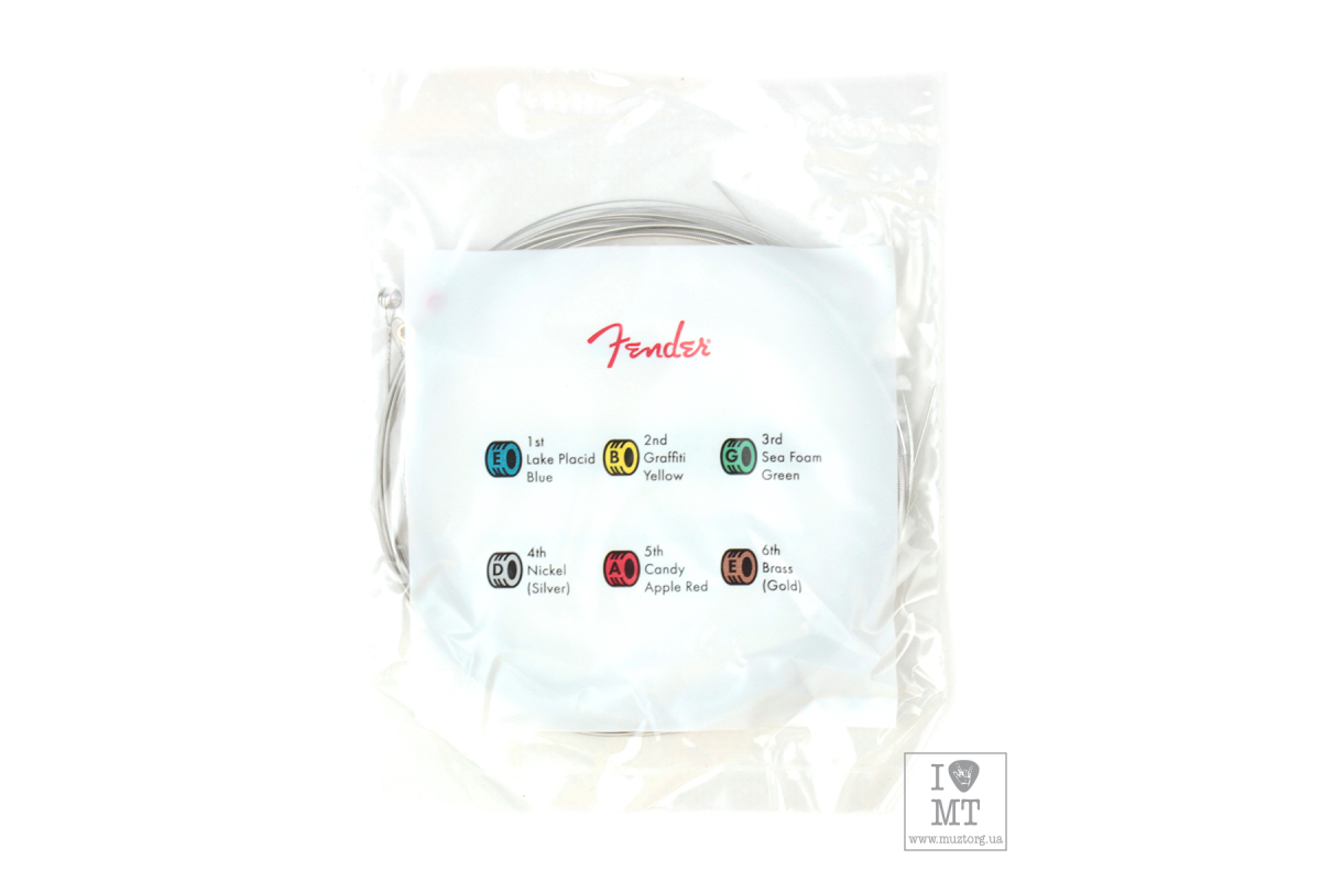 Струни для електрогітар FENDER 250LR NICKEL-PLATED STEEL GUITAR STRINGS 9-46