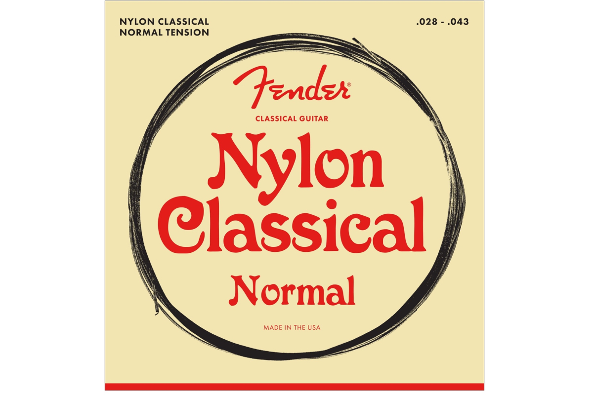 Струни для класичних гітар FENDER 100 NYLON CLASSICAL STRINGS TIE END 28-43