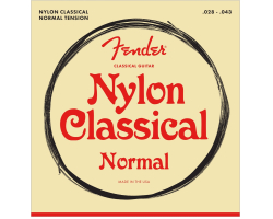 Струни для класичних гітар FENDER 100 NYLON CLASSICAL STRINGS TIE END 28-43