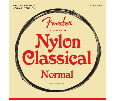 Струни для класичних гітар FENDER 100 NYLON CLASSICAL STRINGS TIE END 28-43