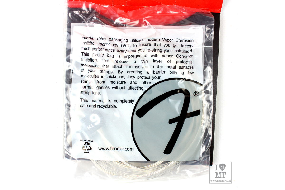 Струни для класичних гітар FENDER 100 NYLON CLASSICAL STRINGS TIE END 28-43