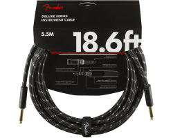 Кабель інструментальний FENDER CABLE DELUXE SERIES 18.6' BLACK TWEED Кабель інструментальний FENDER CABLE DELUXE SERIES 18.6' BLACK TWEED