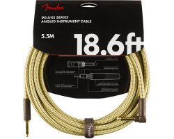 Кабель інструментальний FENDER CABLE DELUXE SERIES 18.6' ANGLED TWEED Кабель інструментальний FENDER CABLE DELUXE SERIES 18.6' ANGLED TWEED