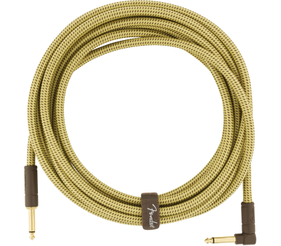 Кабель інструментальний FENDER CABLE DELUXE SERIES 18.6' ANGLED TWEED