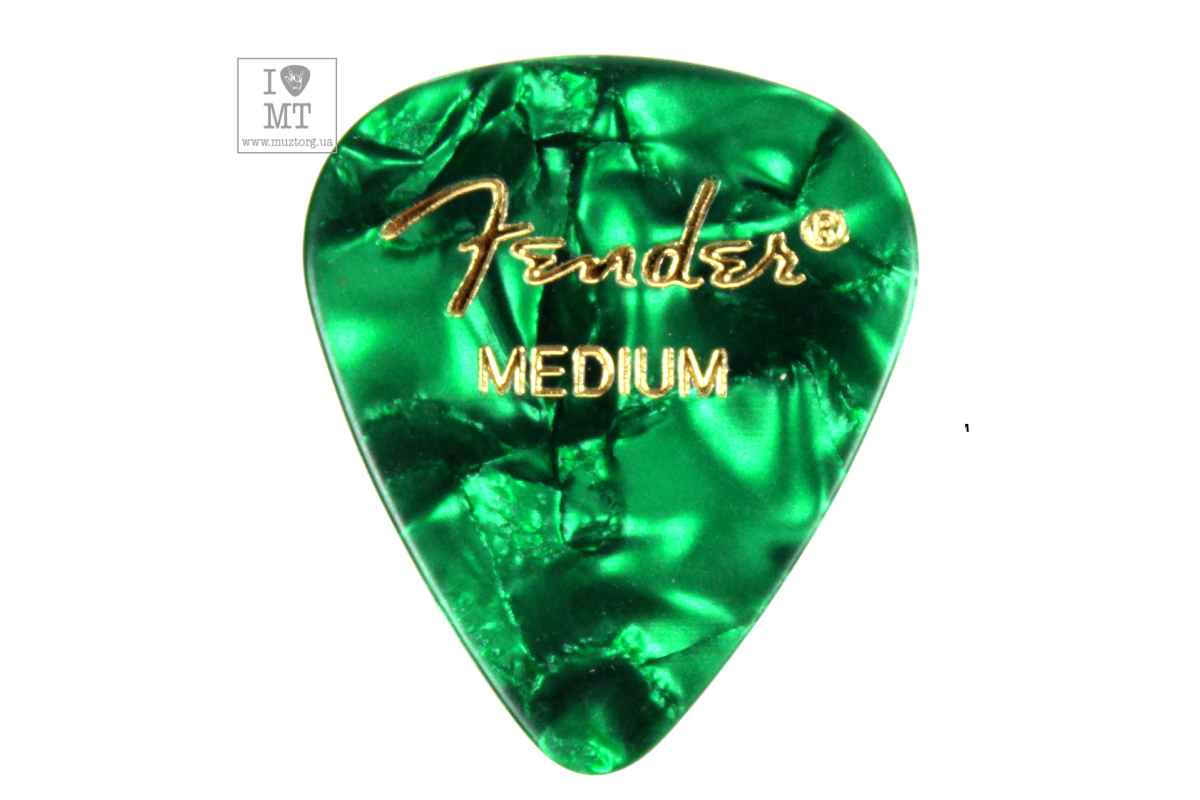 Медіатор FENDER 351 GREEN PICK GROSS MEDIUM