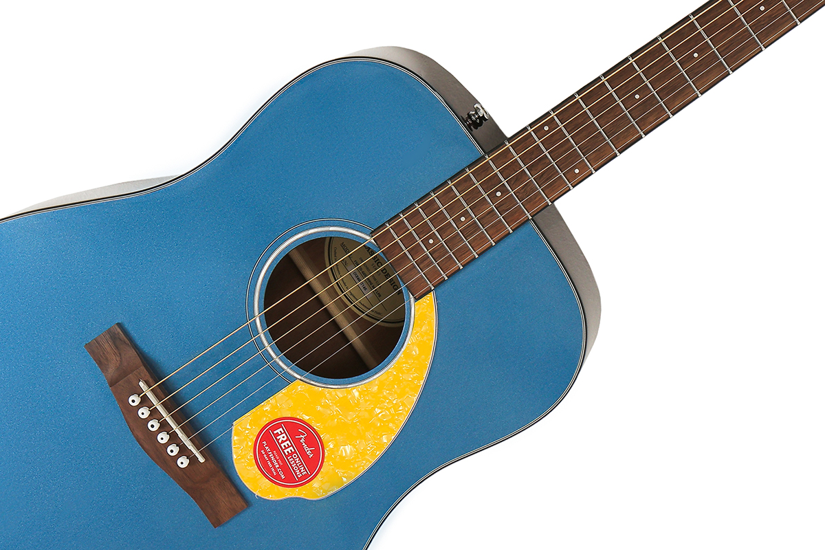Gitara akustyczna FENDER CD-60S FSR BLUE PEARL w/YELLOW PICKGUARD