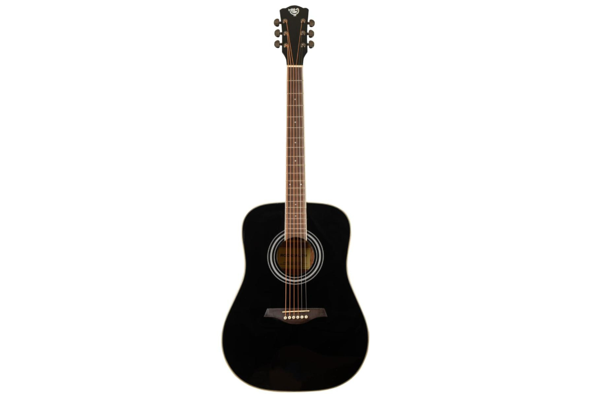 Гітара акустична ROCKDALE Maverick D6 BLACK Gloss