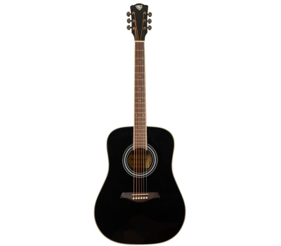 Гітара акустична ROCKDALE Maverick D6 BLACK Gloss
