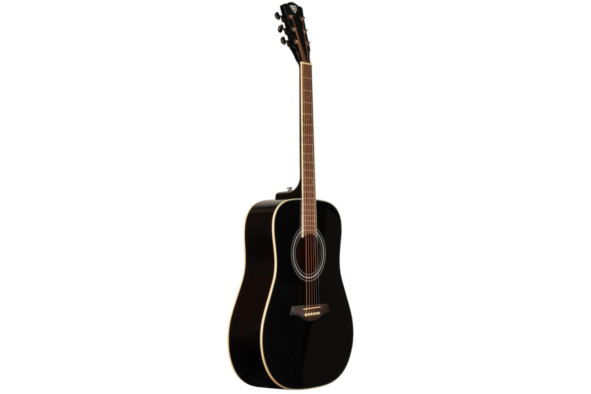 Гітара акустична ROCKDALE Maverick D6 BLACK Gloss