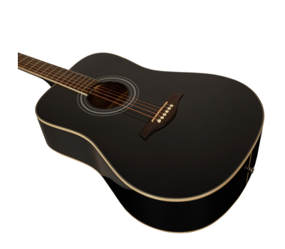 Гітара акустична ROCKDALE Maverick D6 BLACK Gloss
