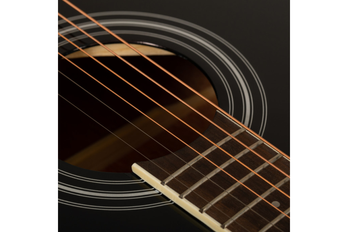 Гітара акустична ROCKDALE Maverick D6 BLACK Gloss