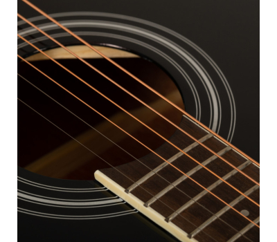 Гітара акустична ROCKDALE Maverick D6 BLACK Gloss