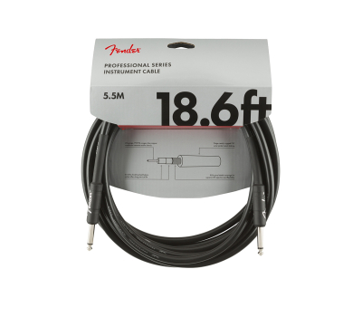 Кабель інструментальний FENDER CABLE PROFESSIONAL 18.6' BLACK