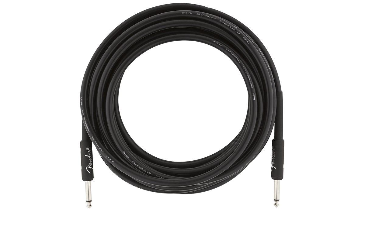 Кабель інструментальний FENDER CABLE PROFESSIONAL 18.6' BLACK