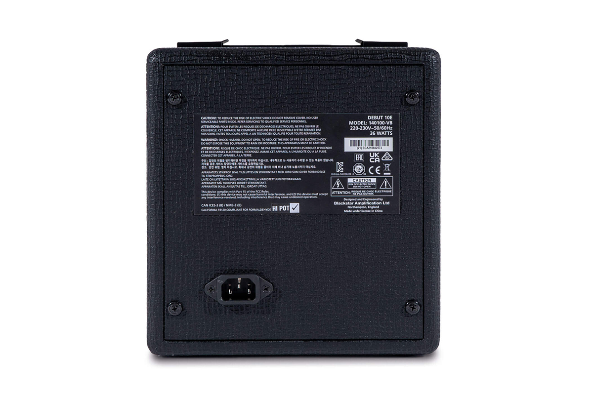 Гітарний комбопідсилювач BLACKSTAR DEBUT 10E BLACK