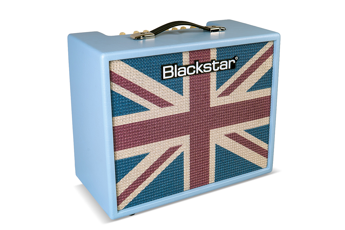 Гітарний комбопідсилювач BLACKSTAR DEBUT 50R BABY BLUE UNION FLAG