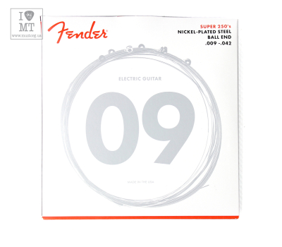 Струни для електрогітар FENDER 250L NICKEL-PLATED STEEL GUITAR STRINGS 9-42